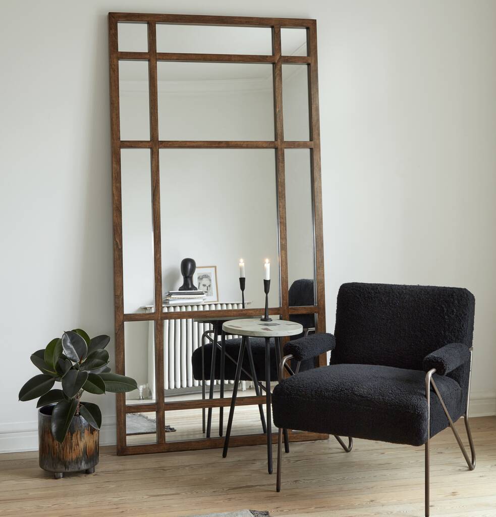 Extra Large Wooden Framed Mirror