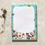 Cute Dog Breeds A5 Notepad, thumbnail 1 of 8
