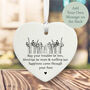 Personalised Porcelain Heart May Your Troubles Be Less Keepsake Gift, thumbnail 1 of 2