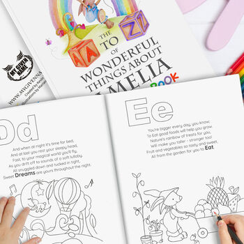 A To Z Of 'Wonderful Things' Colouring Book, 5 of 7
