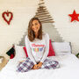 Women's Believes Personalised Christmas Pyjamas, thumbnail 2 of 4