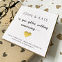 Personalised 50th Golden Anniversary Card For Couple, thumbnail 2 of 2