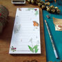 Robin 'To Do' List Christmas Notepad, thumbnail 10 of 10