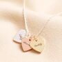 Personalised Family Small Heart Charm Necklace, thumbnail 2 of 7