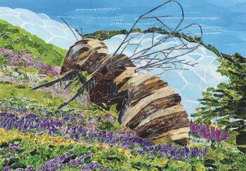 Eden Project, Giant Bee, Greetings Card, 2 of 4