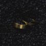 18 K Gold Plated 925 Sterling Silver Band Ring For Men, thumbnail 2 of 12