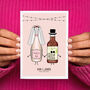 Favourite Drinks Personalised Wedding Card, thumbnail 3 of 12