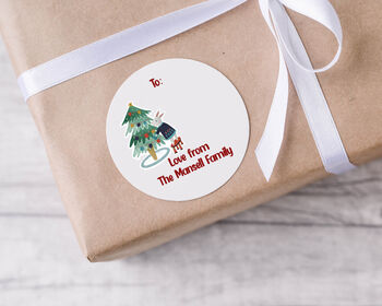 Personalised Christmas Gift Stickers, 3 of 9