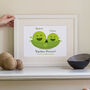Peas In A Pod Family Print Personalised, thumbnail 3 of 6