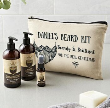 Personalised Beardy And Brilliant Beard Kit, 2 of 4