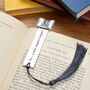 Personalised So A New Chapter Begins Pewter Bookmark, thumbnail 3 of 6