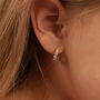 Gold Galaxy Huggie Hoop Earrings, thumbnail 9 of 12