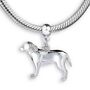 Labrador Sterling Silver Jewellery Charm, thumbnail 7 of 9