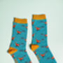 Pheasants Bamboo Socks, thumbnail 3 of 3