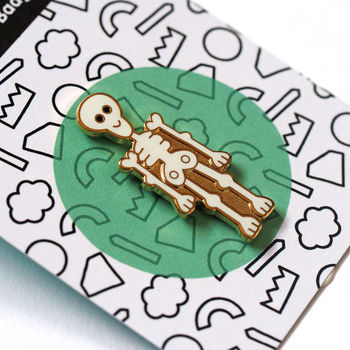 Skeleton And Ghost Pin Badges, 8 of 9