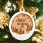 Baby's First Christmas Personalised Wooden Decoration, thumbnail 12 of 12