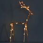 Copper Deer With LED Lights, thumbnail 3 of 3