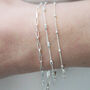 Everyday Sterling Silver Chain Bracelet, thumbnail 5 of 5