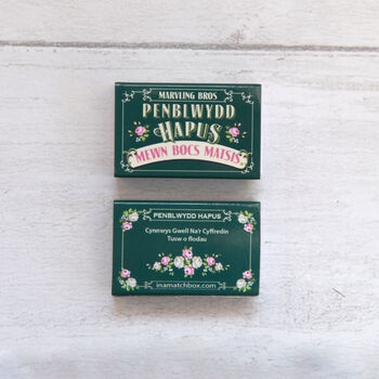 Welsh Birthday Bunch Of Flowers In A Matchbox, 3 of 7