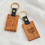 Personalised Family Tree Wooden Keyring, thumbnail 4 of 5