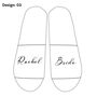 Custom Non Slip Spa Slippers For Wedding Bridesmaids, thumbnail 8 of 10