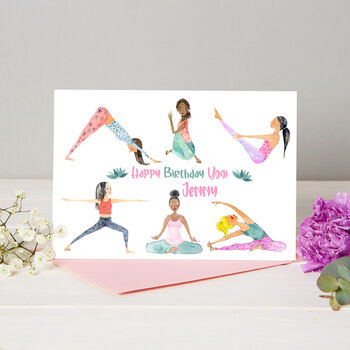 Yoga Birthday Card, 6 of 8