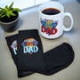 Personalised Super Dad Mug And Socks Set, thumbnail 1 of 3
