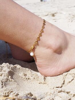 Amore ~ Set 18k Gp Necklace + Bracelet/Anklet, 6 of 6