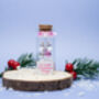 Personalised Christmas Tiny Keepsake Bottle Gift Pink And Silver, thumbnail 1 of 3