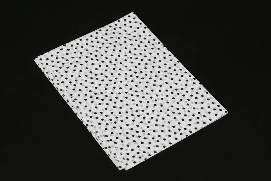 Black And White Spotty Tissue Paper By Nancy & Betty Studio