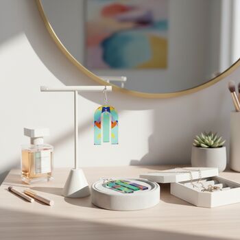 Printed Modern Acrylic Earrings, 3 of 12