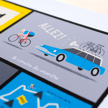 French Cycling Terms Art Print, 3 of 6