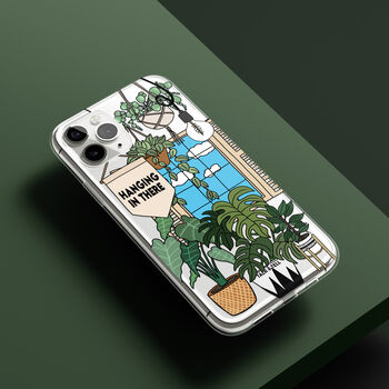 Hanging In There House Plants Phone Case For iPhone, 3 of 11