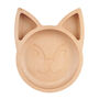 Personalised Wooden Fox Plate Made In Britain, thumbnail 2 of 7