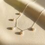 Everyday Silver Freshwater Pearl Necklace 30th Birthday Gift, thumbnail 1 of 4
