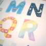 Colourful Illustrated Alphabet Print, thumbnail 6 of 9