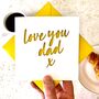 Love You Father's Day Card, thumbnail 2 of 7