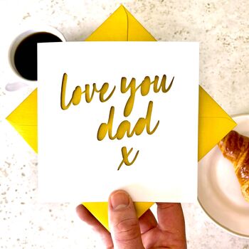 Love You Father's Day Card, 2 of 7