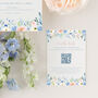 Wildflower Wedding Invites With Venue Illustration, thumbnail 6 of 6