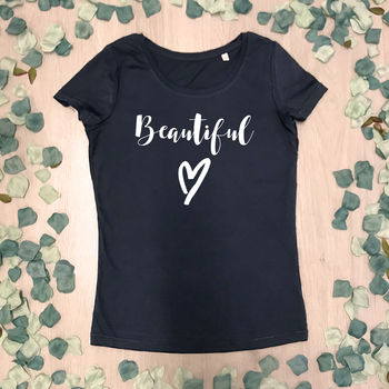 'Beautiful' Valentine T Shirt, 2 of 3