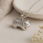 Personalised Sterling Silver Guinea Pig Pendant, thumbnail 1 of 8