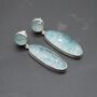 Amazonite Sterling Silver Drop Earrings, thumbnail 5 of 5