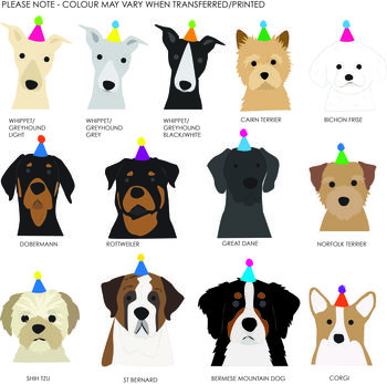 Personalised Dog, Birthday Wrapping Paper, 5 of 12