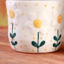 G Decor Petal Wildflower Handmade Ceramic Mug Hand Painted Floral, thumbnail 5 of 5