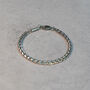 Wheat 5mm Men's Bracelet | Silver Stainless Steel / Rhodium Coating, thumbnail 6 of 7