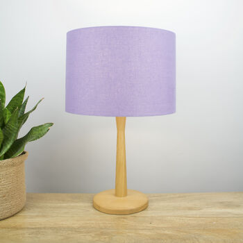 Linen Lavender Lampshade, 4 of 8