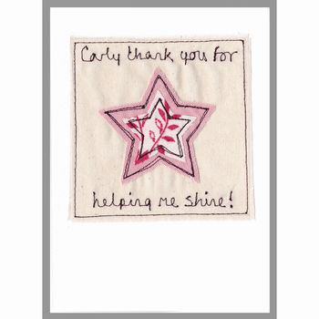 Personalised Star Teacher Thank You Card, 9 of 12