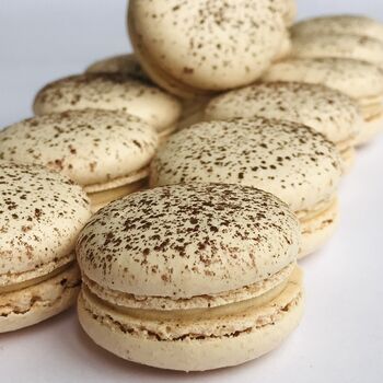 Espresso Coffee Macarons Gift Box Of 12, 2 of 3