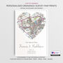 Where Our Journey Began Ordnance Survey Explorer Personalised Map Print Anniversary Gift, thumbnail 1 of 12