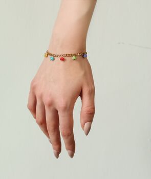 Millefiori Charm Bracelet, 2 of 8